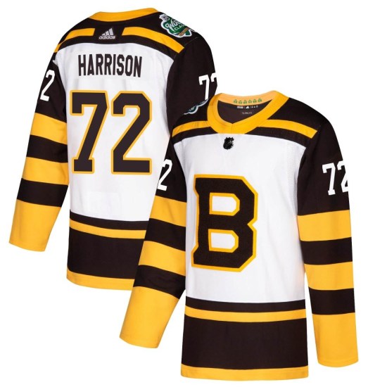 Brett Harrison Boston Bruins Authentic 2019 Winter Classic Adidas Jersey - White