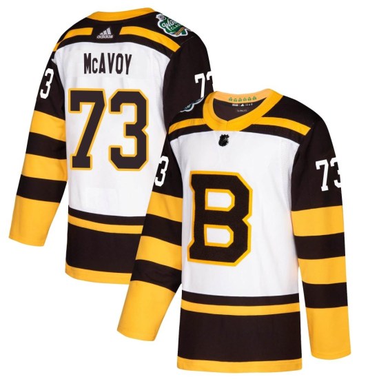 Charlie McAvoy Boston Bruins Authentic 2019 Winter Classic Adidas Jersey - White