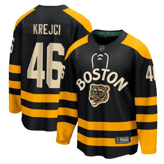 David Krejci Boston Bruins Youth Breakaway 2023 Winter Classic Fanatics Branded Jersey - Black