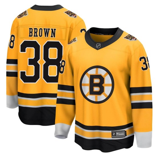 Patrick Brown Boston Bruins Youth Breakaway 2020/21 Special Edition Fanatics Branded Jersey - Gold