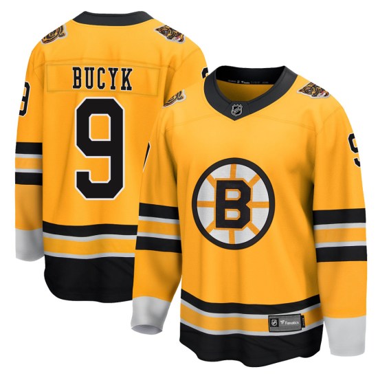 Johnny Bucyk Boston Bruins Youth Breakaway 2020/21 Special Edition Fanatics Branded Jersey - Gold