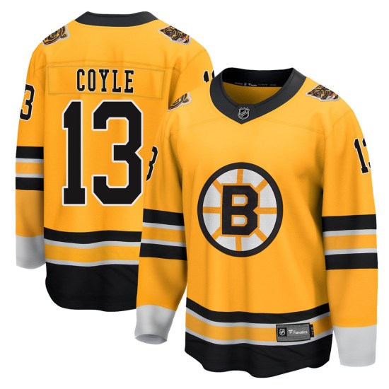 Charlie Coyle Boston Bruins Youth Breakaway 2020/21 Special Edition Fanatics Branded Jersey - Gold