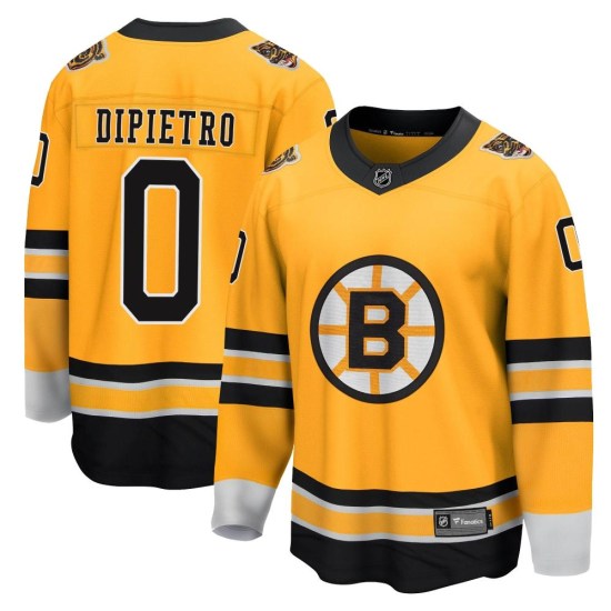 Michael DiPietro Boston Bruins Youth Breakaway 2020/21 Special Edition Fanatics Branded Jersey - Gold