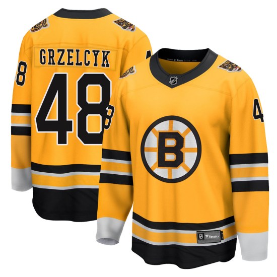 Matt Grzelcyk Boston Bruins Youth Breakaway 2020/21 Special Edition Fanatics Branded Jersey - Gold
