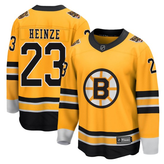 Steve Heinze Boston Bruins Youth Breakaway 2020/21 Special Edition Fanatics Branded Jersey - Gold