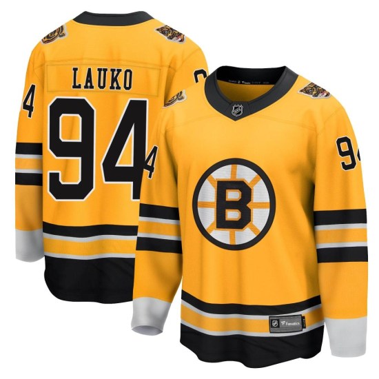Jakub Lauko Boston Bruins Youth Breakaway 2020/21 Special Edition Fanatics Branded Jersey - Gold