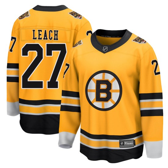 Reggie Leach Boston Bruins Youth Breakaway 2020/21 Special Edition Fanatics Branded Jersey - Gold