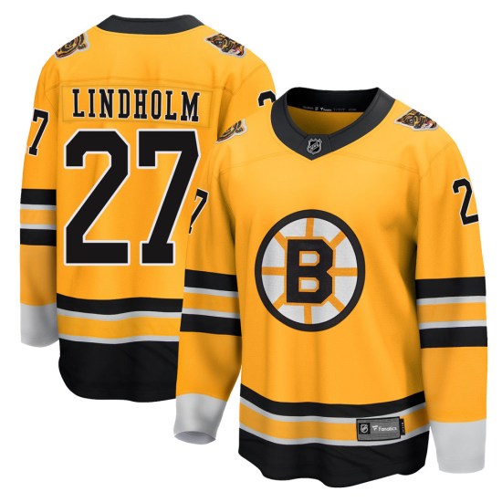 Hampus Lindholm Boston Bruins Youth Breakaway 2020/21 Special Edition Fanatics Branded Jersey - Gold