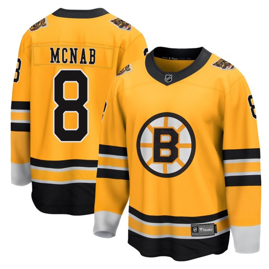 Peter Mcnab Boston Bruins Youth Breakaway 2020/21 Special Edition Fanatics Branded Jersey - Gold
