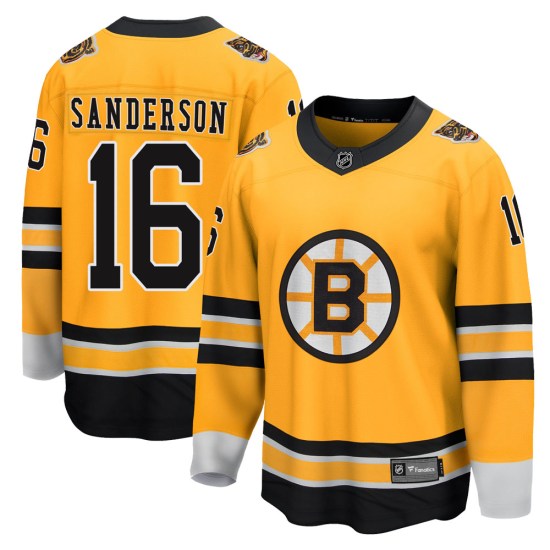 Derek Sanderson Boston Bruins Youth Breakaway 2020/21 Special Edition Fanatics Branded Jersey - Gold