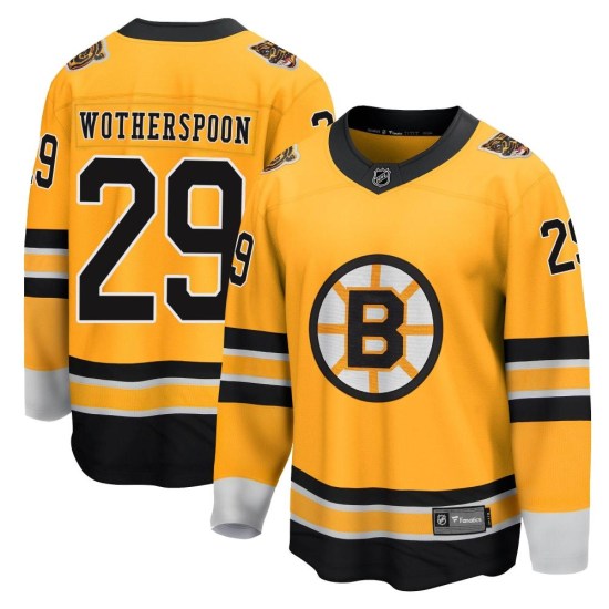 Parker Wotherspoon Boston Bruins Youth Breakaway 2020/21 Special Edition Fanatics Branded Jersey - Gold