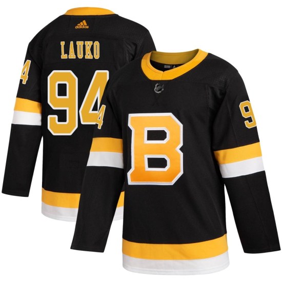 Jakub Lauko Boston Bruins Youth Authentic Alternate Adidas Jersey - Black