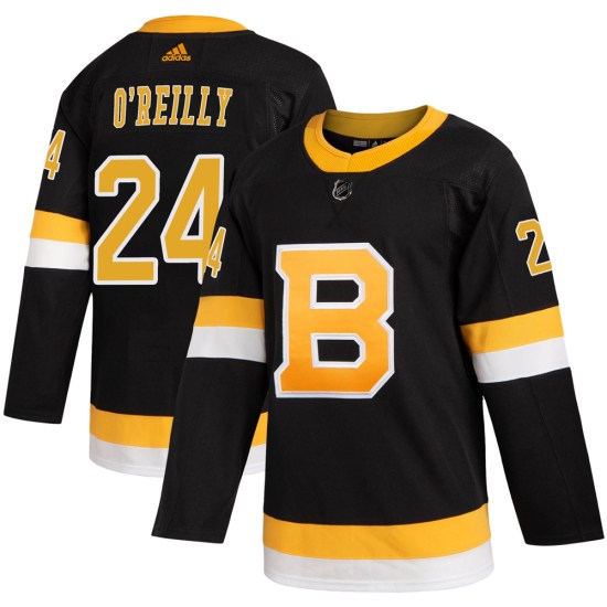 Terry O'Reilly Boston Bruins Youth Authentic Alternate Adidas Jersey - Black