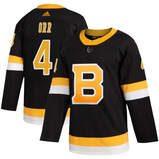Bobby Orr Boston Bruins Youth Authentic Alternate Adidas Jersey - Black