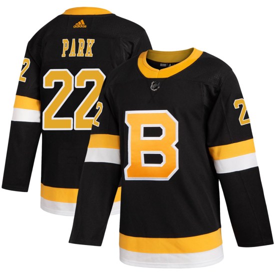 Brad Park Boston Bruins Youth Authentic Alternate Adidas Jersey - Black