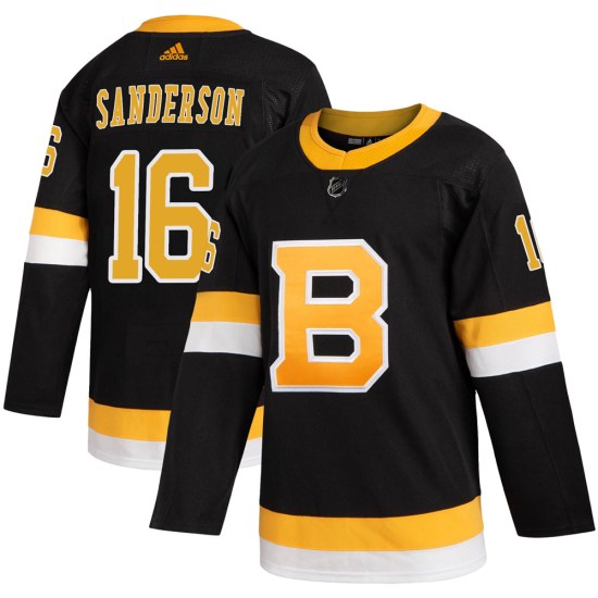 Derek Sanderson Boston Bruins Youth Authentic Alternate Adidas Jersey - Black
