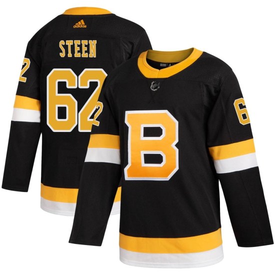 Oskar Steen Boston Bruins Youth Authentic Alternate Adidas Jersey - Black