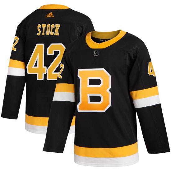 Pj Stock Boston Bruins Youth Authentic Alternate Adidas Jersey - Black
