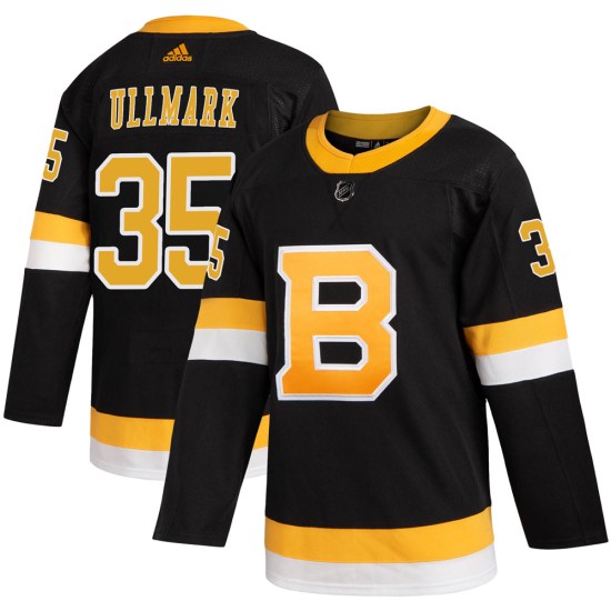 Linus Ullmark Boston Bruins Youth Authentic Alternate Adidas Jersey - Black