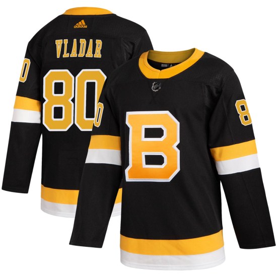 Daniel Vladar Boston Bruins Youth Authentic Alternate Adidas Jersey - Black