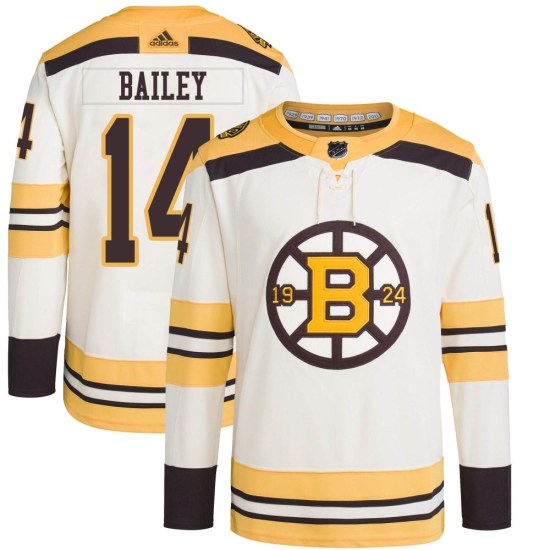 Garnet Ace Bailey Boston Bruins Youth Authentic 100th Anniversary Primegreen Adidas Jersey - Cream