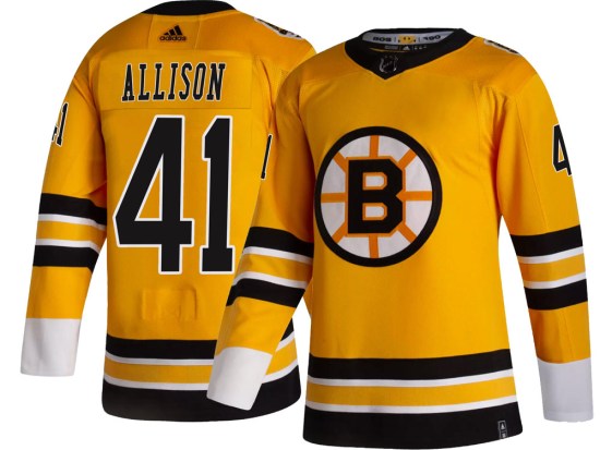 Jason Allison Boston Bruins Breakaway 2020/21 Special Edition Adidas Jersey - Gold