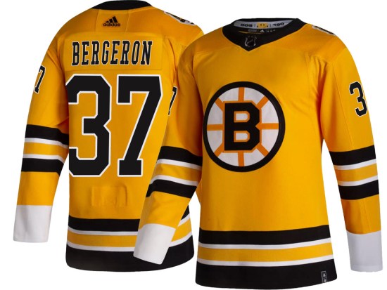 Patrice Bergeron Boston Bruins Breakaway 2020/21 Special Edition Adidas Jersey - Gold