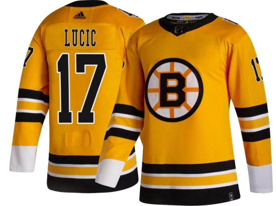 Milan Lucic Boston Bruins Breakaway 2020/21 Special Edition Adidas Jersey - Gold