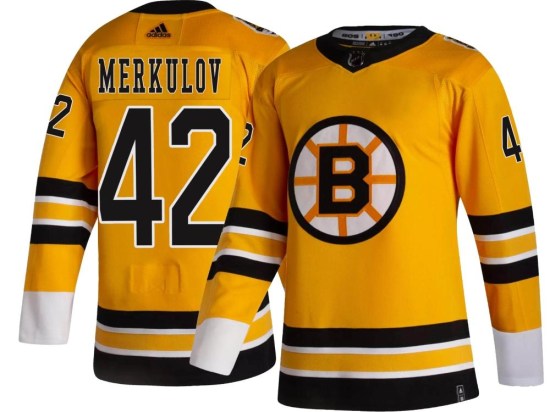 Georgii Merkulov Boston Bruins Breakaway 2020/21 Special Edition Adidas Jersey - Gold