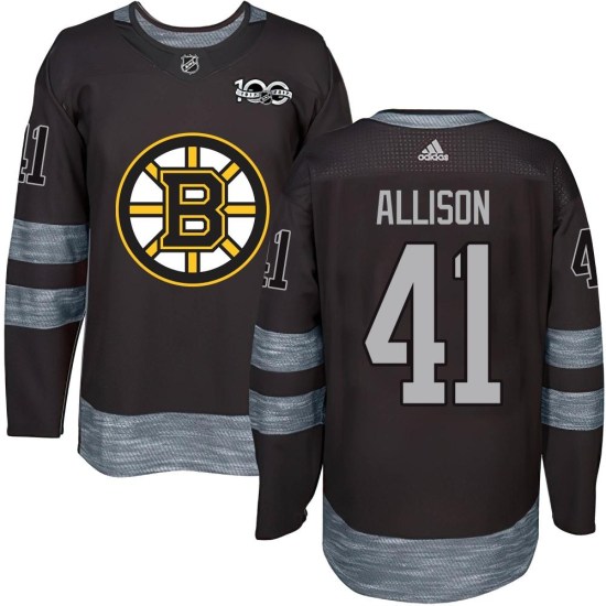 Jason Allison Boston Bruins Authentic 1917-2017 100th Anniversary Jersey - Black
