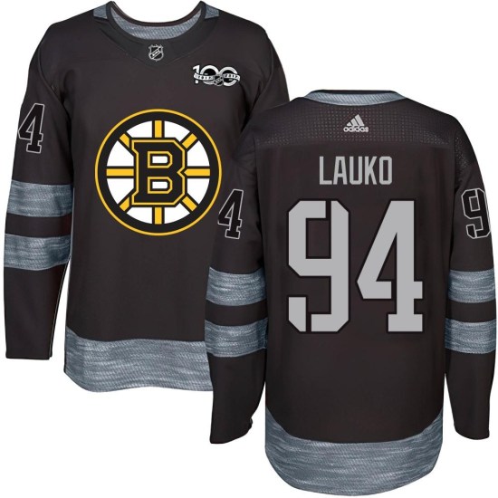 Jakub Lauko Boston Bruins Authentic 1917-2017 100th Anniversary Jersey - Black