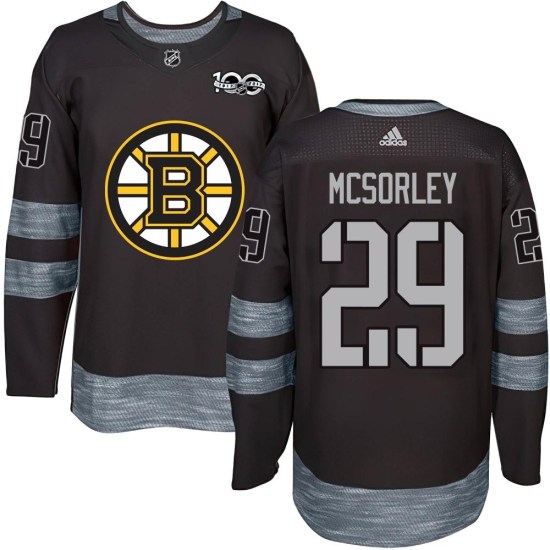 Marty Mcsorley Boston Bruins Authentic 1917-2017 100th Anniversary Jersey - Black