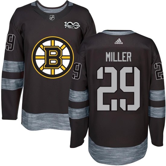 Jay Miller Boston Bruins Authentic 1917-2017 100th Anniversary Jersey - Black