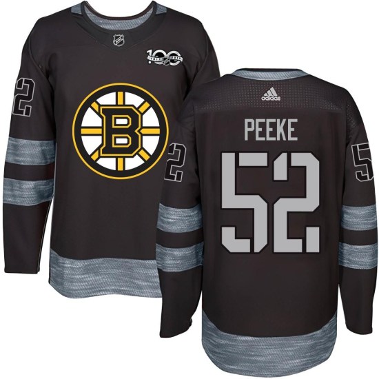 Andrew Peeke Boston Bruins Authentic 1917-2017 100th Anniversary Jersey - Black