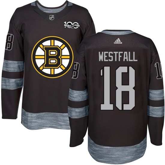 Ed Westfall Boston Bruins Authentic 1917-2017 100th Anniversary Jersey - Black