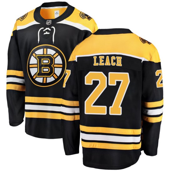 Reggie Leach Boston Bruins Breakaway Home Fanatics Branded Jersey - Black