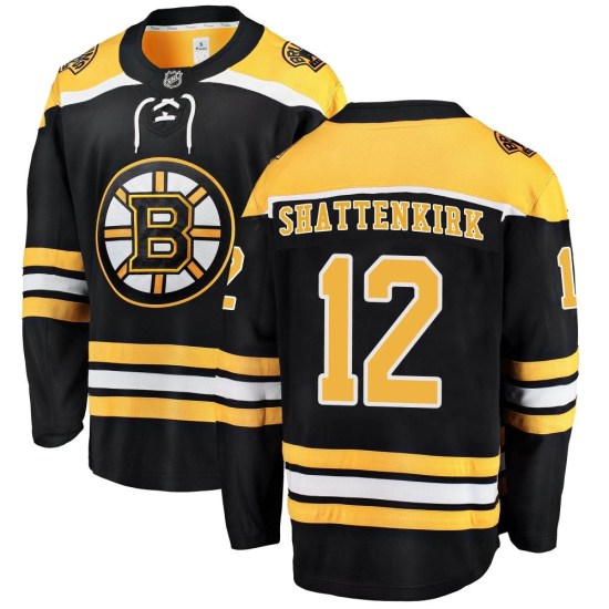 Kevin Shattenkirk Boston Bruins Breakaway Home Fanatics Branded Jersey - Black