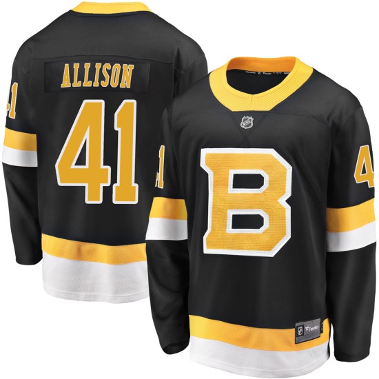 Jason Allison Boston Bruins Premier Breakaway Alternate Fanatics Branded Jersey - Black