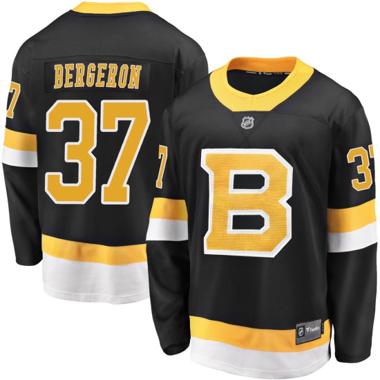 Patrice Bergeron Boston Bruins Premier Breakaway Alternate Fanatics Branded Jersey - Black