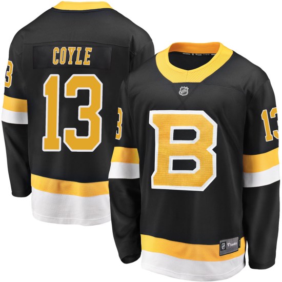 Charlie Coyle Boston Bruins Premier Breakaway Alternate Fanatics Branded Jersey - Black