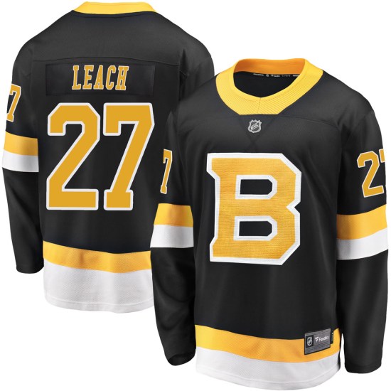 Reggie Leach Boston Bruins Premier Breakaway Alternate Fanatics Branded Jersey - Black