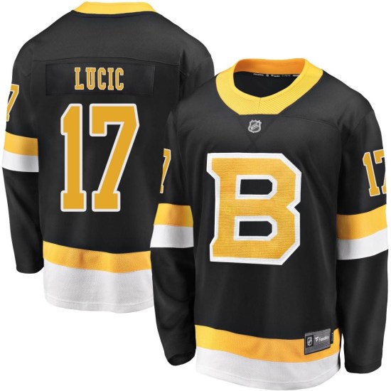 Milan Lucic Boston Bruins Premier Breakaway Alternate Fanatics Branded Jersey - Black