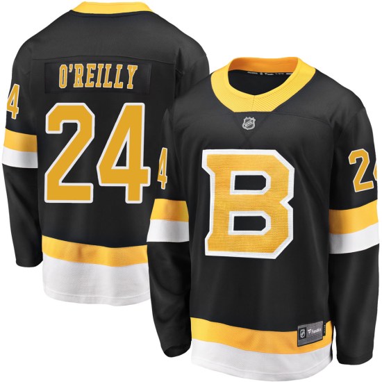 Terry O'Reilly Boston Bruins Premier Breakaway Alternate Fanatics Branded Jersey - Black