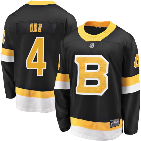 Bobby Orr Boston Bruins Premier Breakaway Alternate Fanatics Branded Jersey - Black