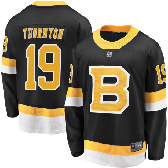 Joe Thornton Boston Bruins Premier Breakaway Alternate Fanatics Branded Jersey - Black