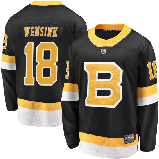 John Wensink Boston Bruins Premier Breakaway Alternate Fanatics Branded Jersey - Black