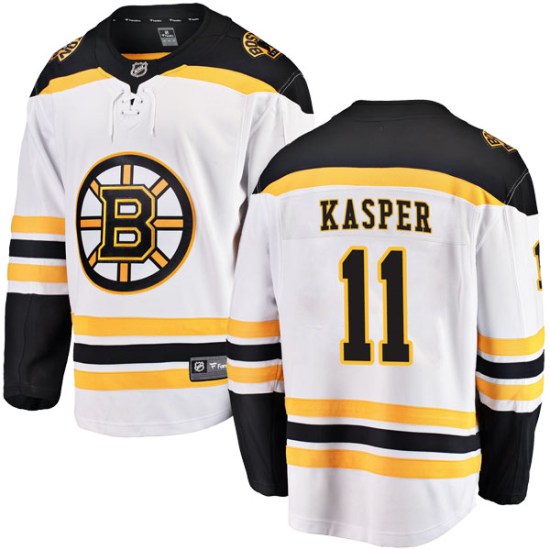 Steve Kasper Boston Bruins Youth Breakaway Away Fanatics Branded Jersey - White