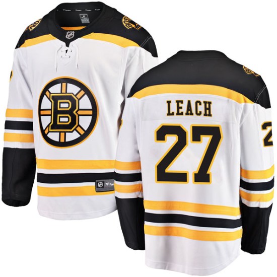 Reggie Leach Boston Bruins Youth Breakaway Away Fanatics Branded Jersey - White