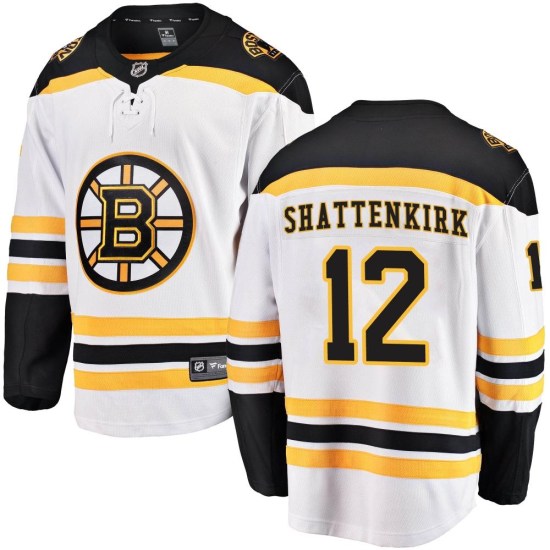 Kevin Shattenkirk Boston Bruins Youth Breakaway Away Fanatics Branded Jersey - White