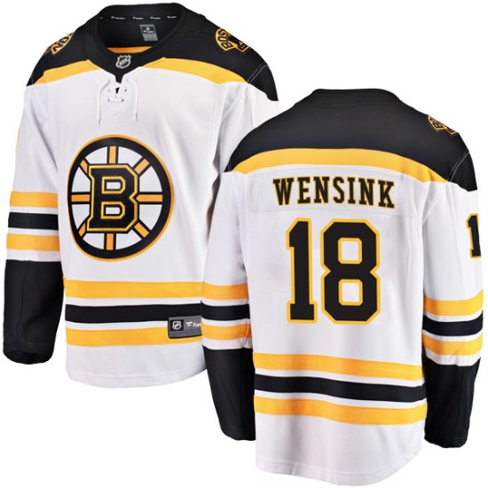 John Wensink Boston Bruins Youth Breakaway Away Fanatics Branded Jersey - White